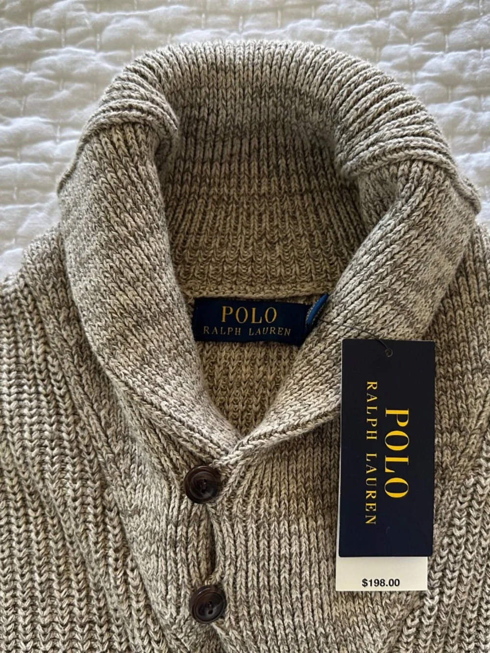 Polo Ralph Lauren Knit Shawl-Neck Cardigan